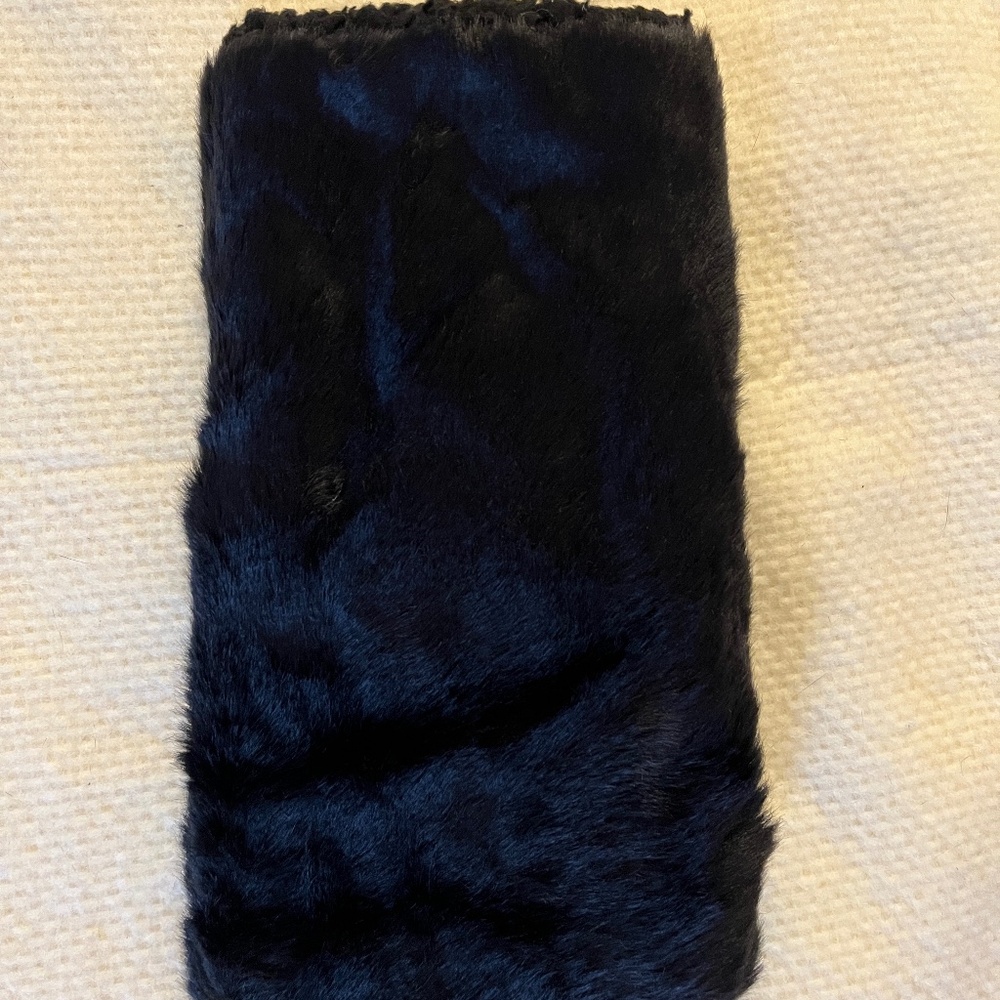 Lovely soft fuzzy black Muff